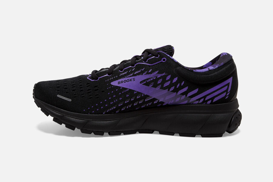 Brooks Ghost 13 Road Running Shoes - Mens - Black/Purple - TB8234091